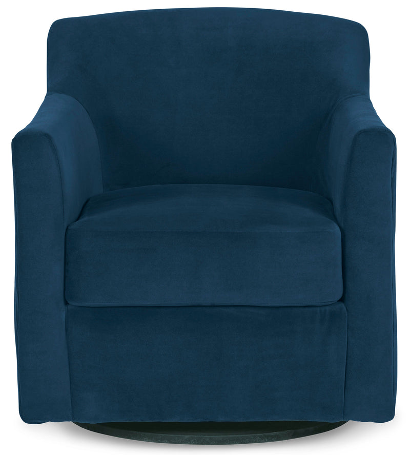 Bradney Ink Swivel Accent Chair