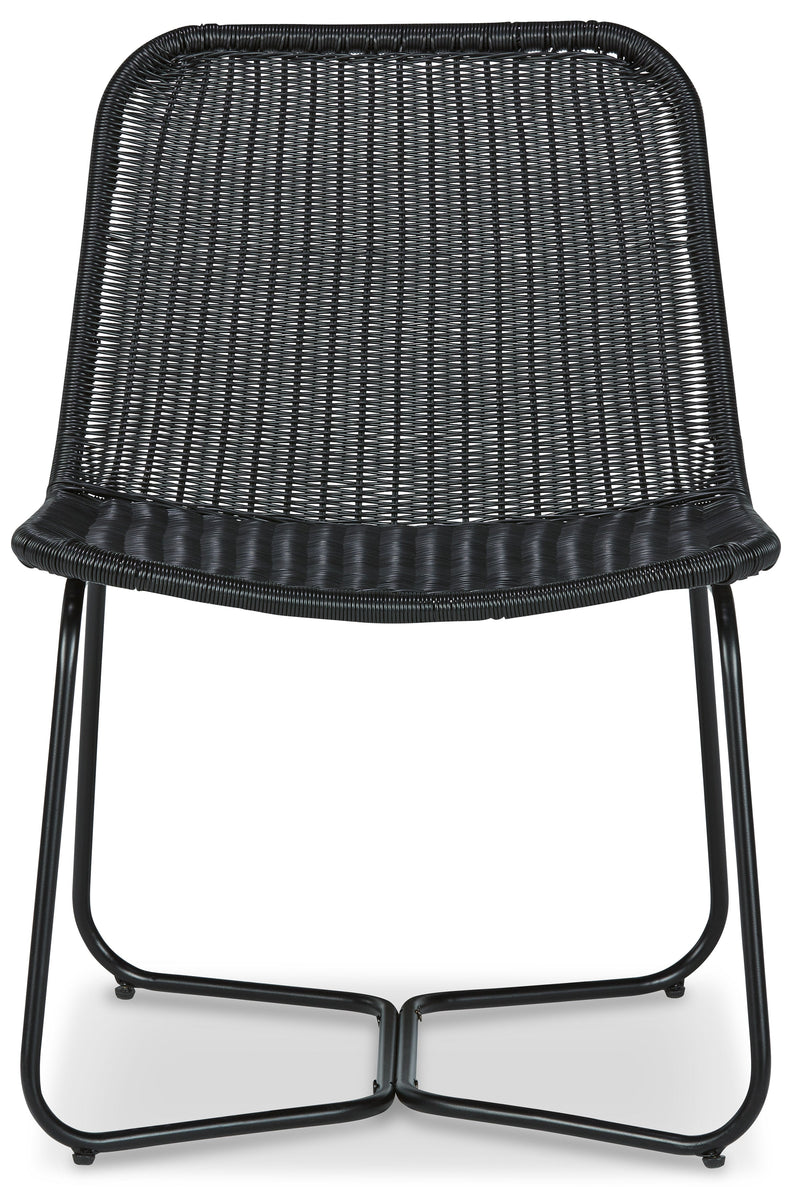 Daviston Black Accent Chair