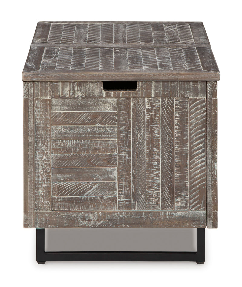 Coltport Distressed Gray Storage Trunk