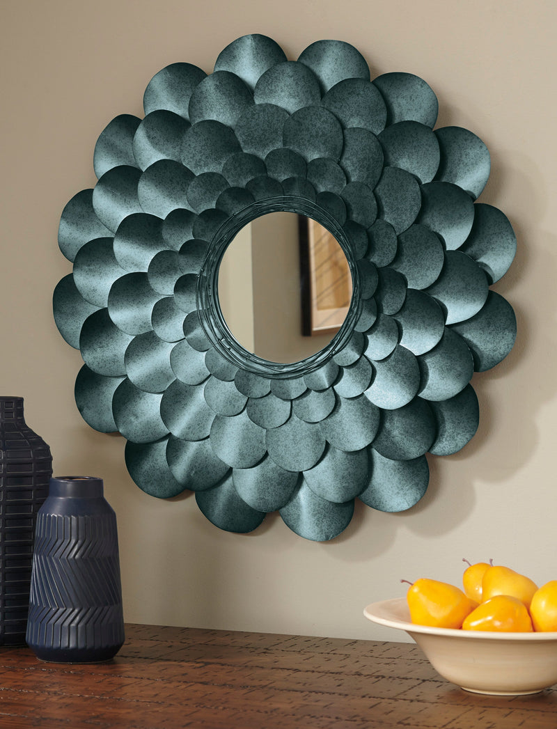 Deunoro Blue Accent Mirror