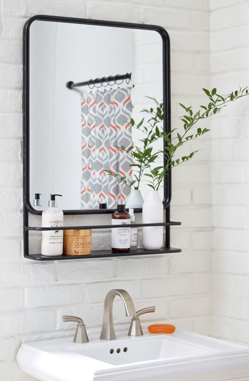 Ebba Black Accent Mirror