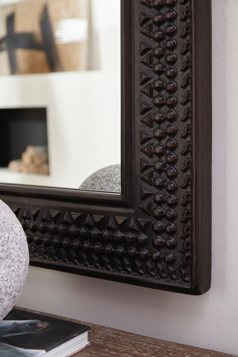 Balintmore Dark Brown Accent Mirror