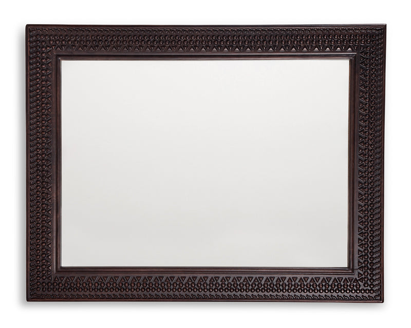 Balintmore Dark Brown Accent Mirror