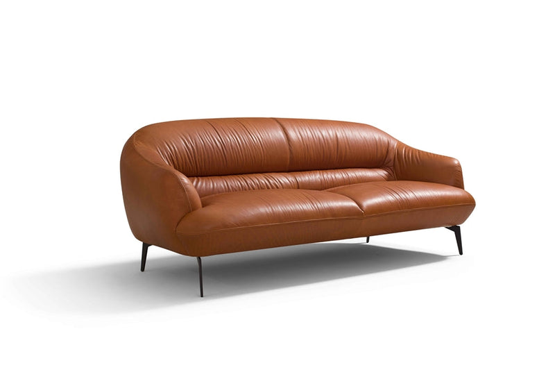 Leonia Genuine Leather Loveseat