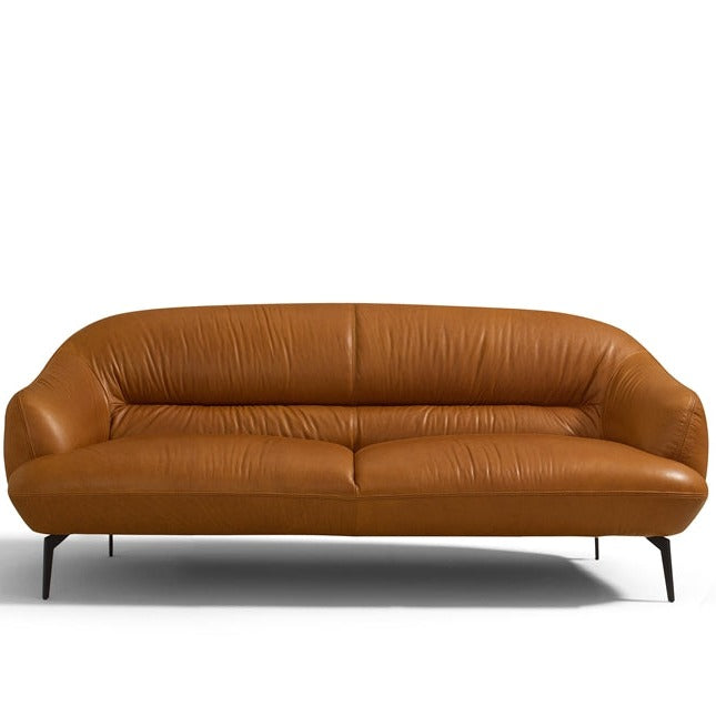 Leonia Genuine Leather Loveseat