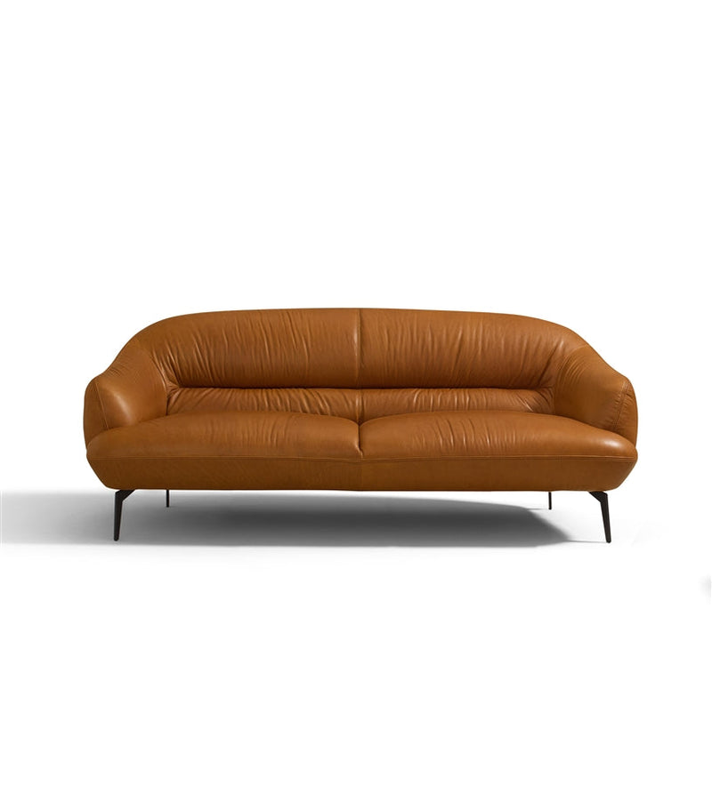 Leonia Genuine Leather Loveseat