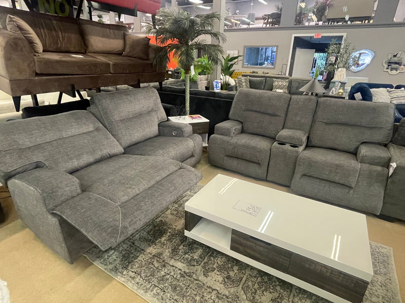 Coombs Power Reclining Sofa & Loveseat / 2pc