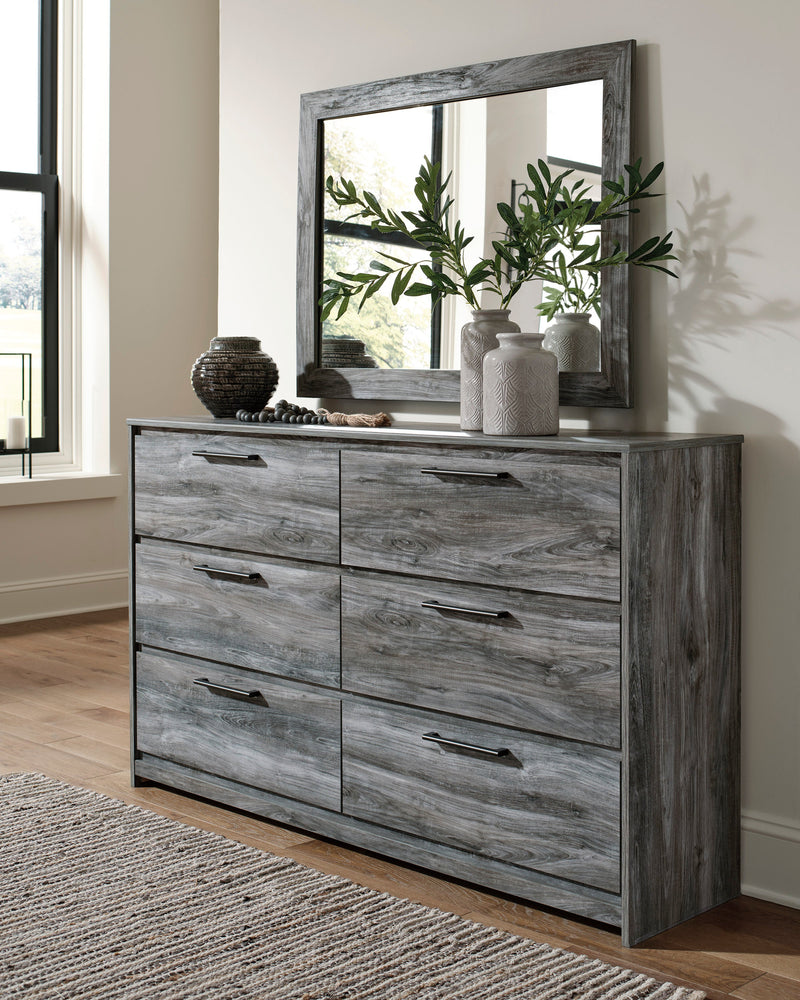 Baystorm Gray Dresser & Mirror