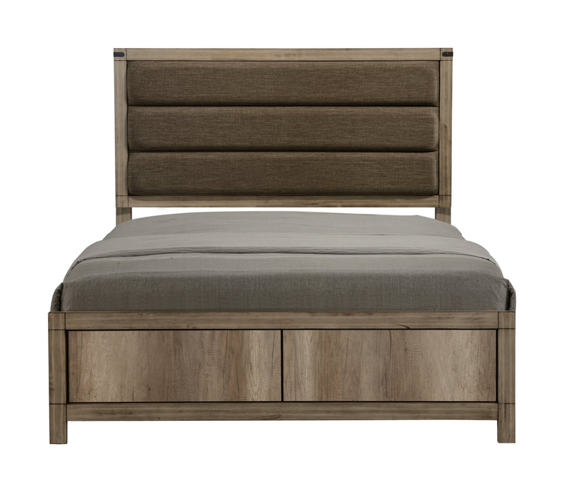 Matteo Light Brown Panel Bedroom Set