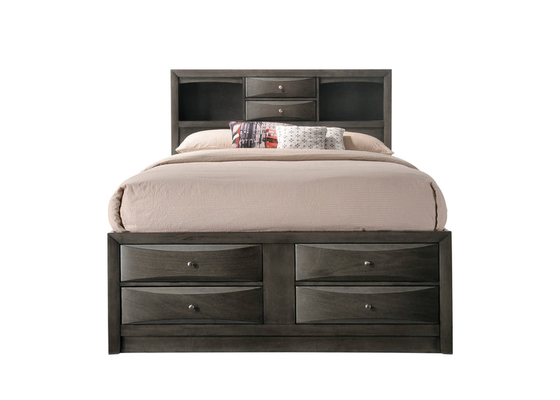 Emily Gray Storage Platform Bedroom Set