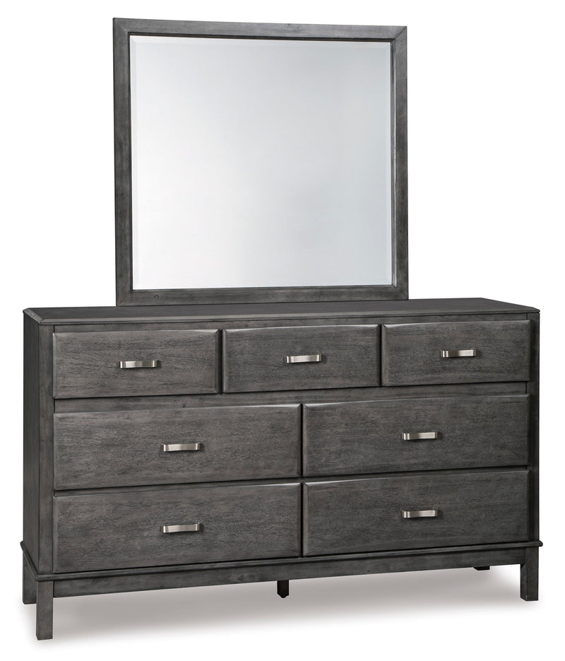 Caitbrook Gray Dresser & Mirror