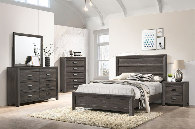 Adalaide Brown Twin Panel Bed