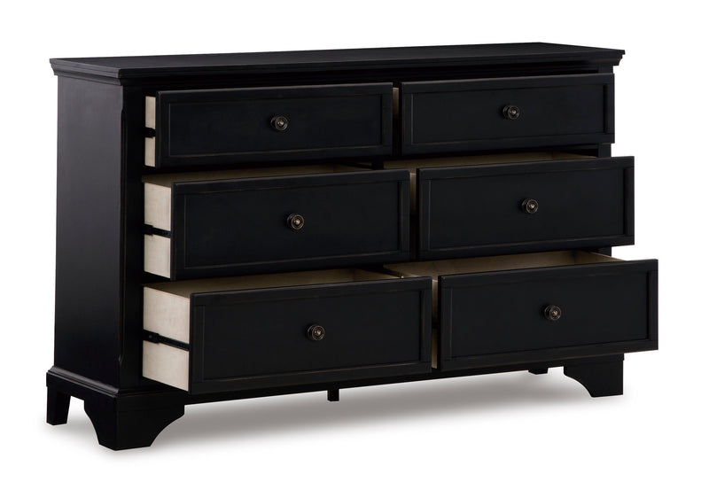 Chylanta Black Dresser