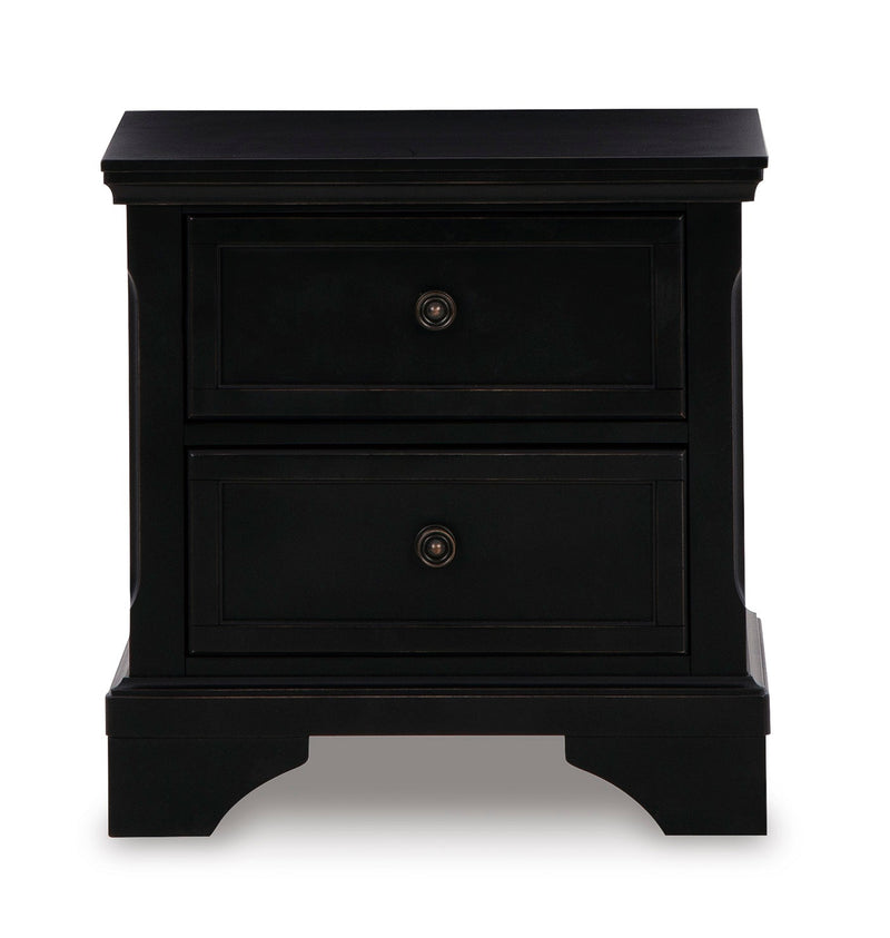 Chylanta Black Nightstand