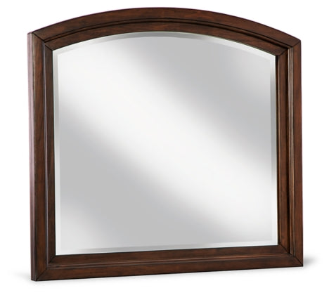 Brookbauer Rustic Brown Bedroom Mirror