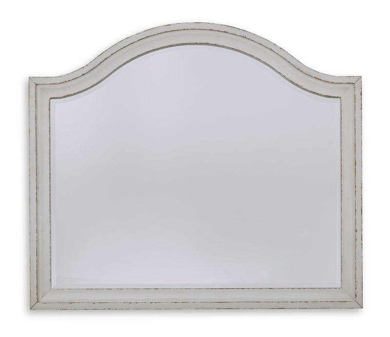 Brollyn Chipped White Bedroom Mirror