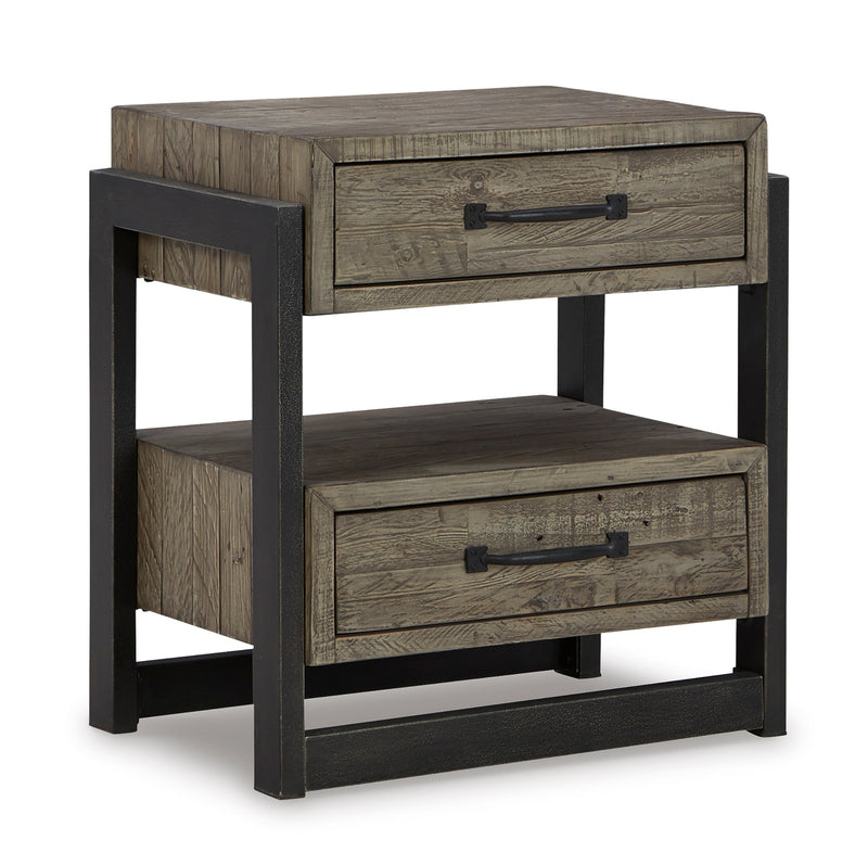 Brennagan Gray Nightstand