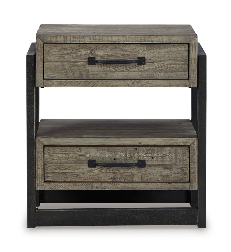 Brennagan Gray Nightstand