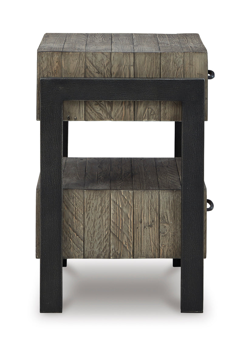 Brennagan Gray Nightstand