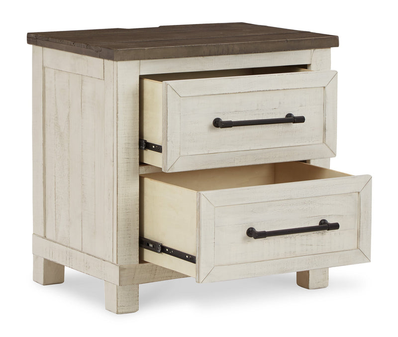 Brewgan Two-tone Nightstand