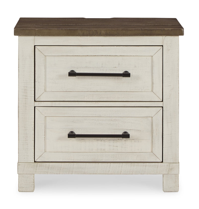 Brewgan Two-tone Nightstand