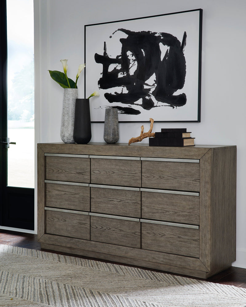 Anibecca Weathered Gray Dresser