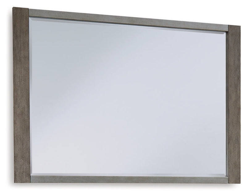 Anibecca Weathered Gray Bedroom Mirror