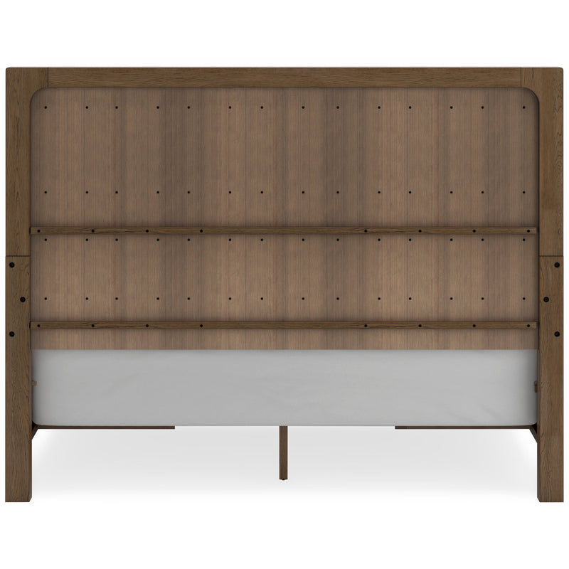 Cabalynn Light Brown California King Panel Bed w/ Storage