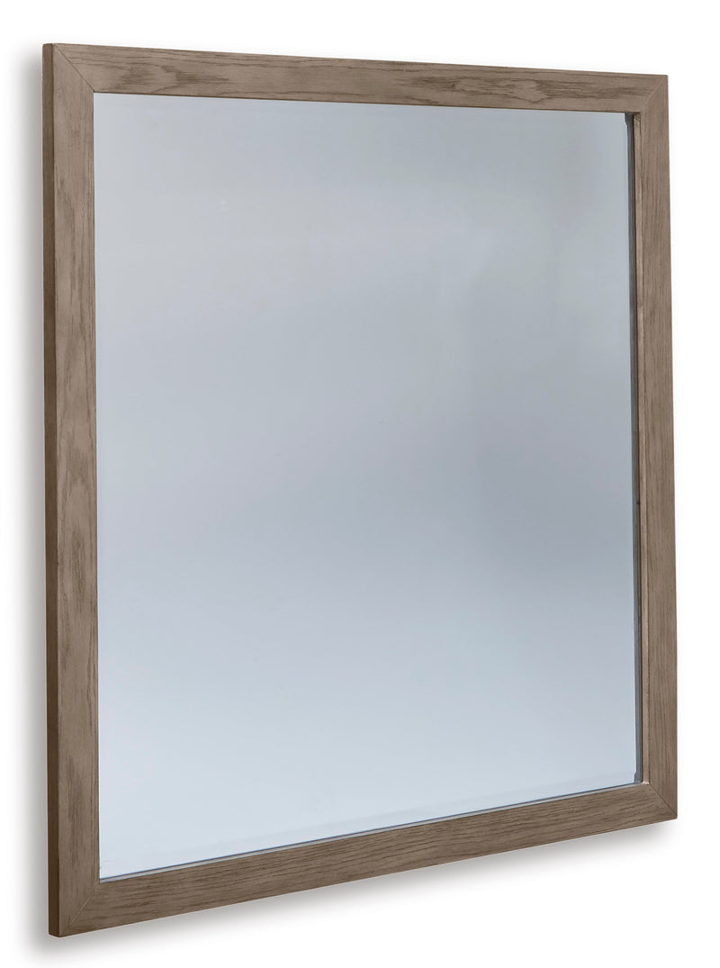 Chrestner Gray Bedroom Mirror