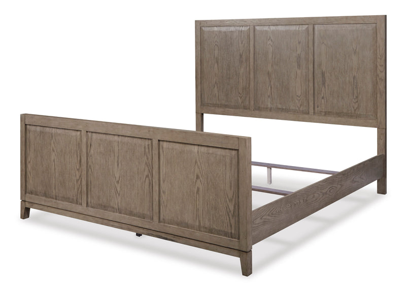 Chrestner Gray Queen Panel Bed