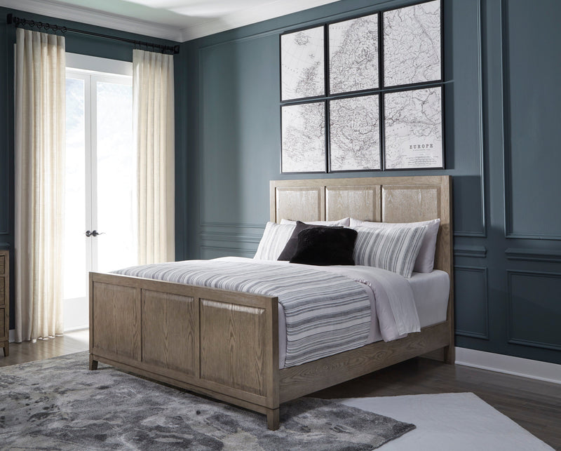 Chrestner Gray Cal. King Panel Bed