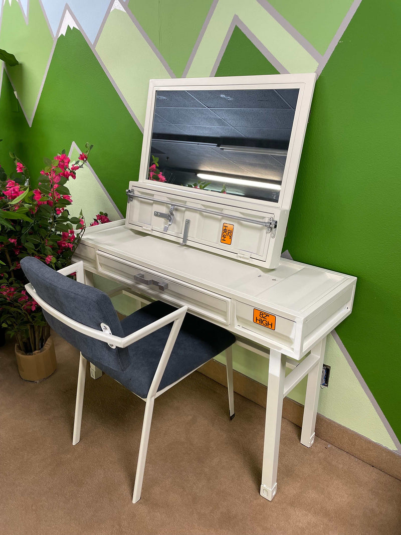 Cargo - White - Vanity Desk - Ornate Home