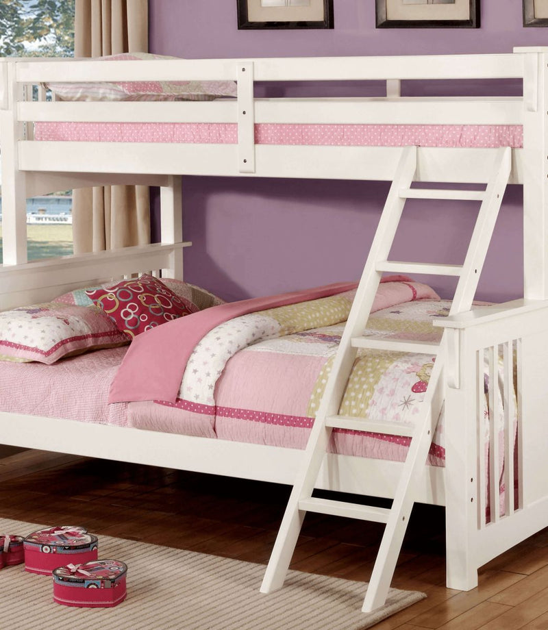 Spring Creek White Twin XL/Queen Bunk Bed