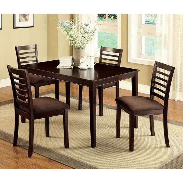 Eaton I - Espresso - Dining Set / 5pc - Ornate Home