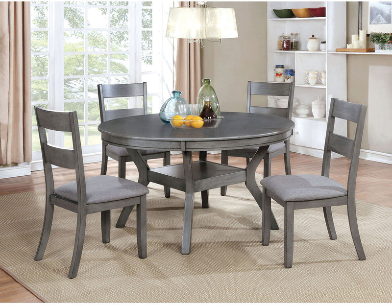 Juniper Gray 5pc Dining Room Set