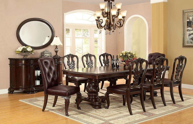 Bellagio - Brown Cherry/Dark Brown - Side Chair (Set of 2) - Ornate Home