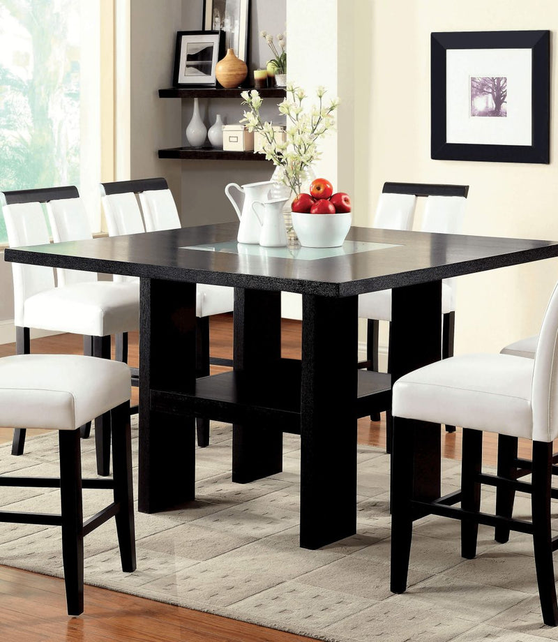 Luminar II Black Dining Table