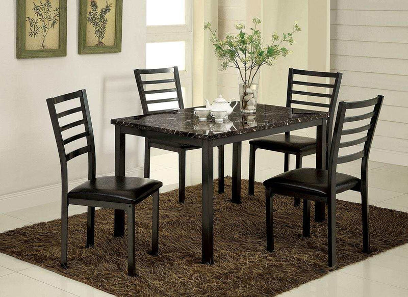 Colman - Black & Espresso - Dining Chair (Set of 2) - Ornate Home