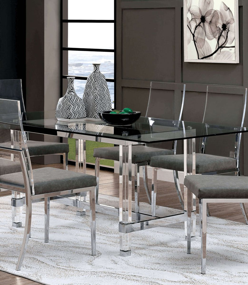 Sunniva Chrome Dining Table