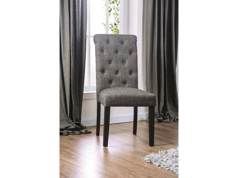 Alfred - Antique Black/Gray - Dining Chair (Set of 2) - Ornate Home