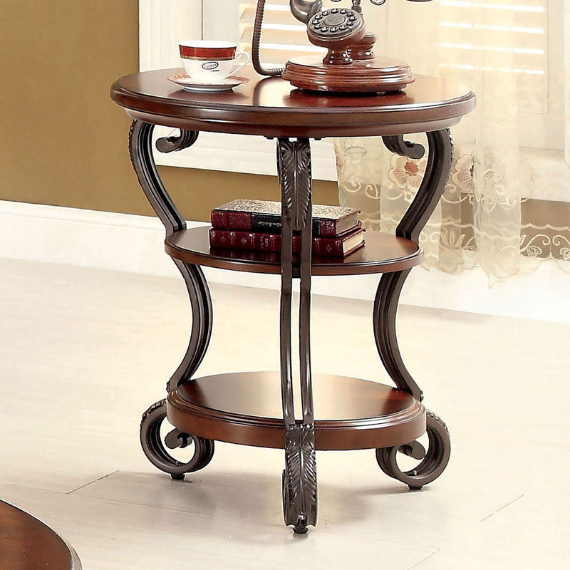 May Brown Cherry Side Table