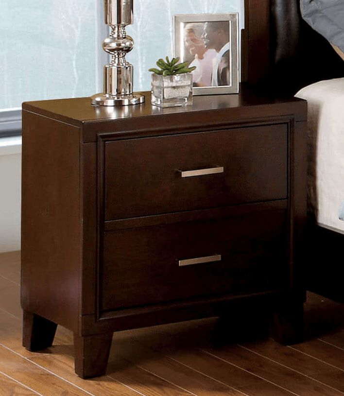 Enrico II Brown Cherry Nightstand