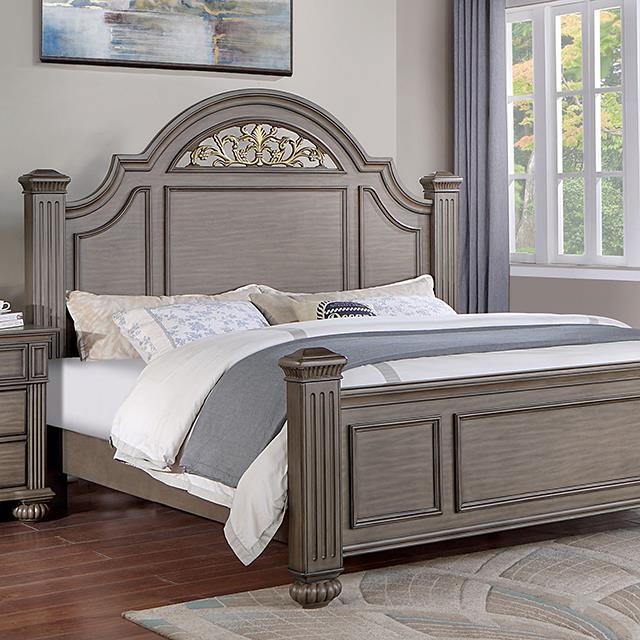 Syracuse Gray Queen Bed