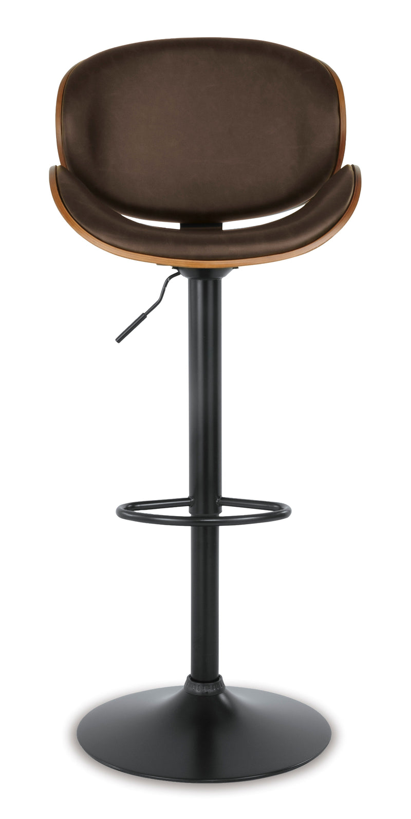 Bellatier Faux Leather Adjustable Height Bar Stools