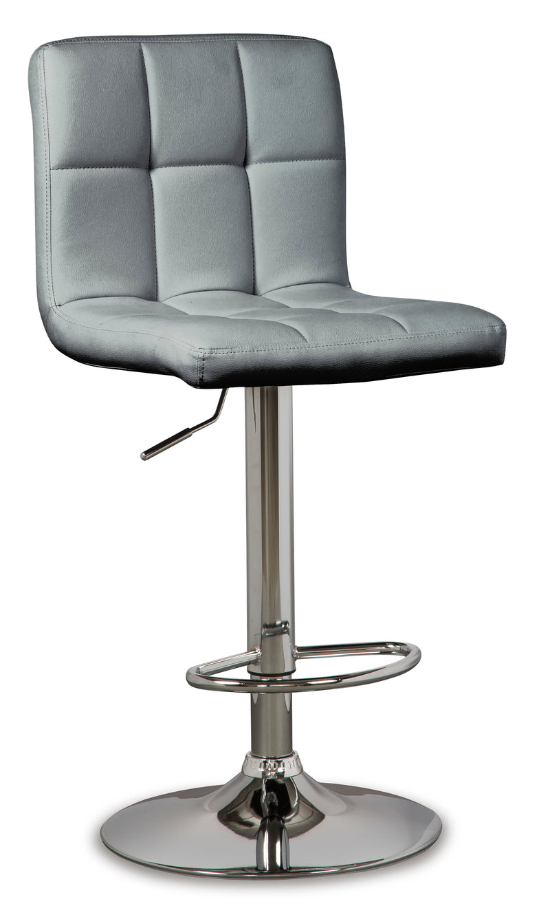 Bellatier Faux Leather Adjustable Height Bar Stools