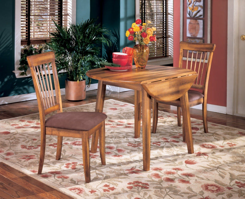 Berringer Rustic Brown Dining Room Set /3 pc