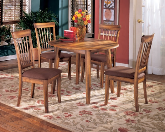 Berringer Rustic Brown Drop Leaf Dining Table