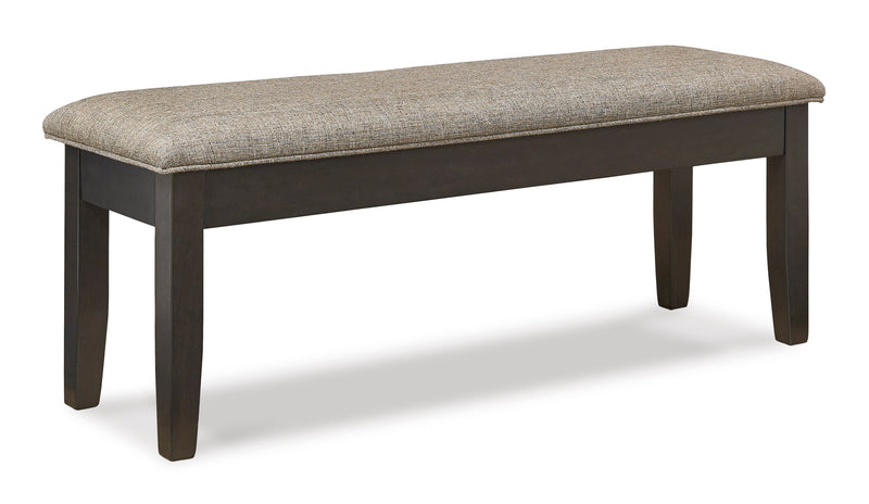 Ambenrock Light Brown & Dark Brown Dining Bench w/ Storage