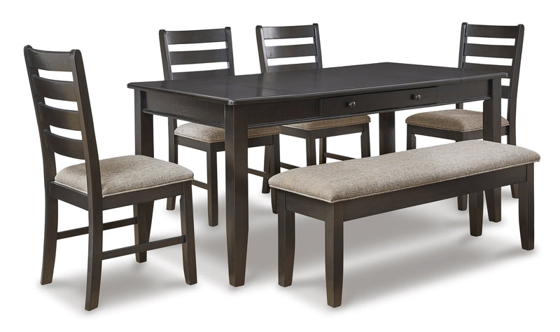 Ambenrock Dark Brown Dining Room Sets