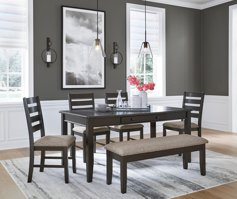 Ambenrock Dark Brown Dining Room Sets